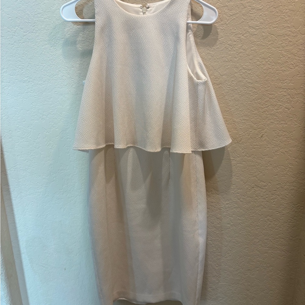 Chelsea28 Cream Sleeveless Midi Dress